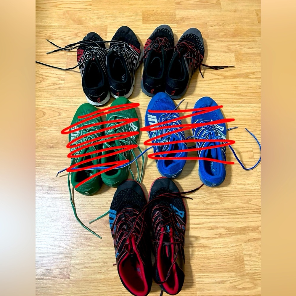 Lot of Inov-8 F-lite 230 Shoe’s Women’s size 7.5